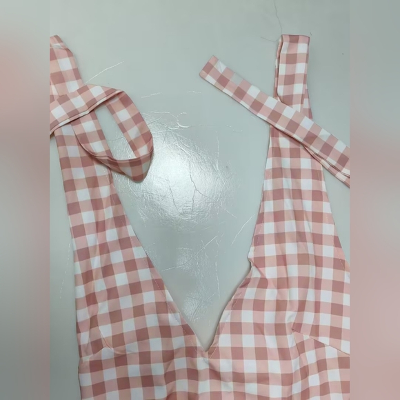 Pink and White Checkered Dress - Picture 6 of 8